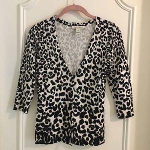 White house black market, size XS, Leopard print